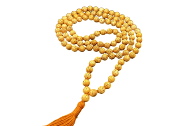 Bodhi Beads | Bodhi Tree Mala | Bodhi Seeds Hand Knotted Mala For Wearing & Chanting (8 MM Beads) (1 Pc)