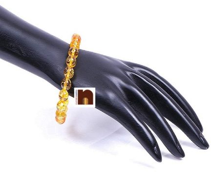 bracelet-citrine-round-beads 3