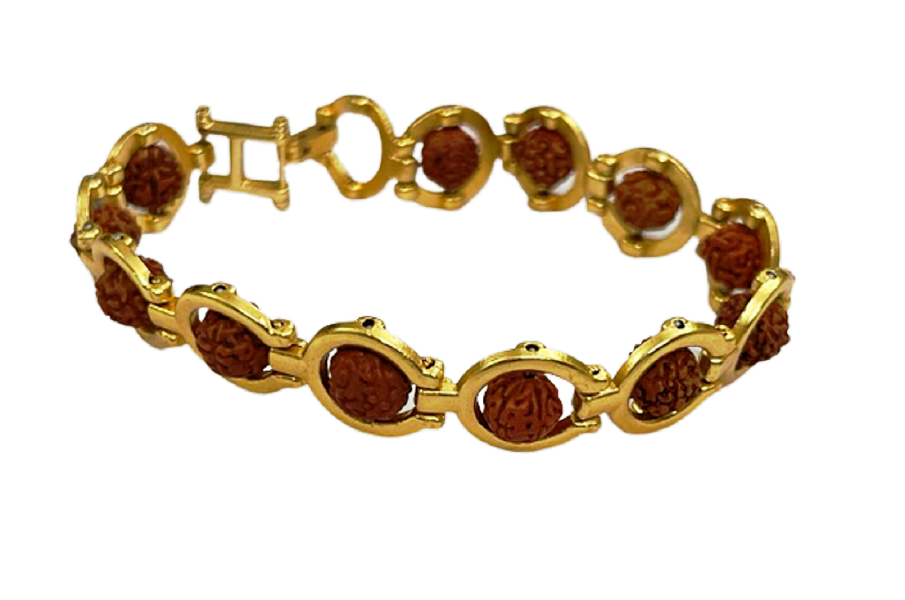 bracelet_rudraksha_round_golden_3