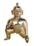 Laddu Gopal | Baal Krishna Idol In Brass (10 Cms) (1 Pc)