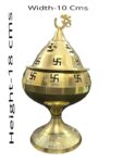 Akhand Diya in Brass for Homes (18-19 Cms Approx) (1 Pc)