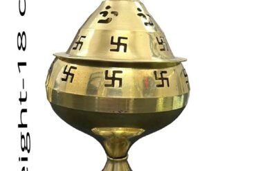 Akhand Diya in Brass for Homes (18-19 Cms Approx) (1 Pc)