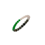 Pyrite, Rose Quartz & Green Aventurine Bracelet For Men & Women (8 MM) (1 Pc)