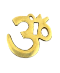 Om Idol in Brass | Brass Om Wall Hanging (2 Inches) (1 Pc)