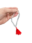 Crystal Mala Round Beads Mala for Jaap (8 MM) (27 Beads) (1 Pc)
