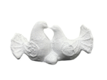 Feng Shui Love Birds | Mandarin Ducks Showpiece in Polyresin (White Colour) (1 Pc)