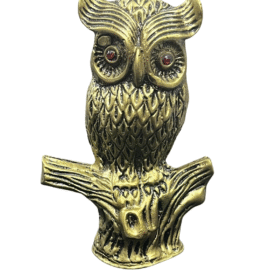 Feng Shui Owl Sitting On Tree Branches Showpiece in Polyresin (Height-14 Cms) (1 Pc)