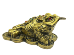 Feng Shui Three Leg Frog King Money Frog On Wealth Coins for Wealth & Prosperity (1 Pc)