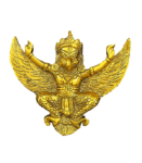 Garuda Idol in Aluminium Wall Hanging (Gold Plated) (13 Cms) (1 Pc)