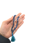 Lapis Lazuli Round Beads Mala for Jaap (8 MM) (27 Beads) (1 Pc)