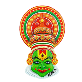 3D Magnetic Sticker for Fridge in Marble for Home Decoration | Fridge Magnet (Kerala) (8.5 Cms) (1 Pc)