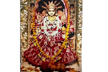 Fridge Magnet | Magnetic Sticker in Rubber for Kitchen & Home Decor (MATA Padmavati) (1 Pc)
