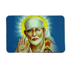 Fridge Magnet | Magnetic Sticker in Rubber for Kitchen & Home Decor (Sai Baba) (1 Pc)