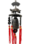 Tibetan Hanging Bell | Wind Chime for Homes, Offices & Cars, Turtle & Lucky Coins Design for Flow of Positive Chee Energy (1 Pc)