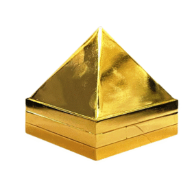 Ashtadhatu Vastu Pyramid (3 Pcs. Set) (5 Cms) (1 Pc)