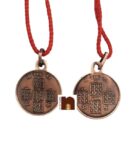 Shri Navgraha Yantra Locket | Pendant In Pure Copper (Oxidized Finish) (6 Grams Approx) (1 Pc)