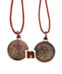 Shri Sai Nath Sidh Yantra Locket | Pendant In Pure Copper (Oxidized Finish) (6 Grams Approx) (1 Pc)