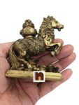 Feng Shui Wealth | Money Horse with Wealth Pot For Wealth & Good Luck (1 Pc)