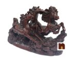 Feng Shui Three Running Horses | Cherry | Red Colour Horses for Good Luck (1 Pc)