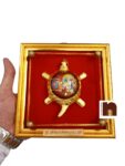 Shri Panchmukhi Hanuman Yantra On Turtle | Tortoise in Frame (Wall Hanging) (17 Cms) (1 Pc)