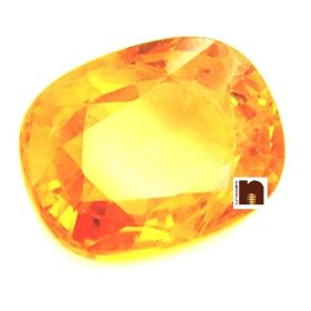 Genuine & Original Yellow Sapphire | Pukhraj Gemstone 6.80 Carat | 7.25 To 8.00 Ratti (Lab Certified) (1 Pc)