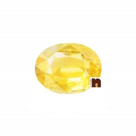 Genuine & Original Yellow Sapphire | Pukhraj Gemstone 6.80 Carat | 7- 8 Ratti Approx (Lab Certified) (1 Pc)