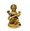 Goddess Saraswati Idol In Brass (15 Cms)(1 Pc)