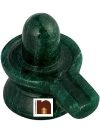 Natural & Original Margaj | Green Jade Gemstone Shivling for Puja (125 - 135 Grams Approx) (1 Pc)