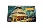 Magnetic Sticker in Rubber for Home Decoration | Fridge Etc (Hadimba Devi Temple Manali) (10 Cms) (1 Pc)
