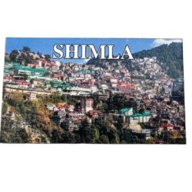 Fridge Magnet | Magnetic Sticker in Rubber for Kitchen & Home Decor (Shimla) (10 Cms) (1 Pc)
