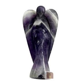 Amethyst Angel | for Meditation | Reiki | Crystal Healing (2 Inches Approx) (1 Pc)