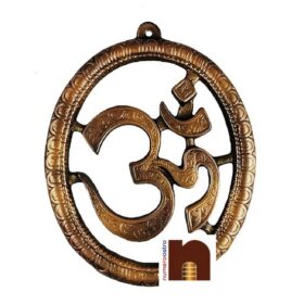 OM Idol In Copper Wall Hanging (32 Cms) (1 Pc)