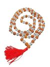 Rudraksha Sphatik | Crystal Diamond Cut Beads Hand Knotted Mala For Men & Women (109 Beads)