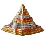 Meru Shri Yantra in Ashtadhatu for Puja (4 Inches) (1 Kgs Approx) (1 Pc)