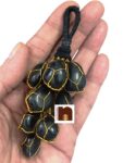 Black Obsidian Tumble Stones for Car Hanging & Door Hanging for Chakra & Crystal Healing (1 Pc)