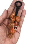 Red Carnelian Tumble Stones for Car Hanging & Door Hanging for Chakra & Crystal Healing (1 Pc)
