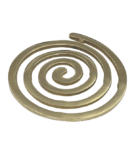 Vastu Round Star Helix in Brass for North - West Direction | Vastu Correction | Vastu Dosh Nivaran & for Positive Energy (14 Cms) (1 Pc)