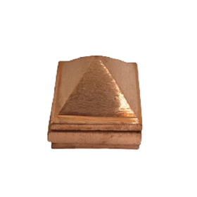 Copper Vastu Pyramid for Vastu Dosh Nivaran (91 Pyramids) (4.5 Cms Approx) (300 Grams Approx) (1 Set)